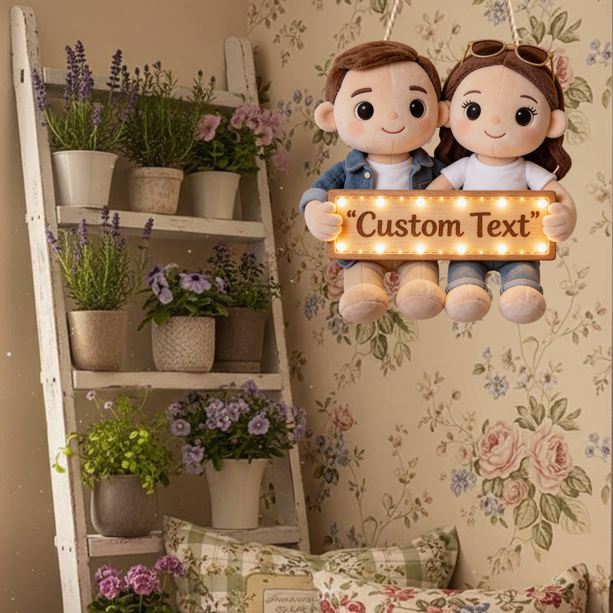 You & Me We Got This - Personalized Couple LED Light Acrylic Sign