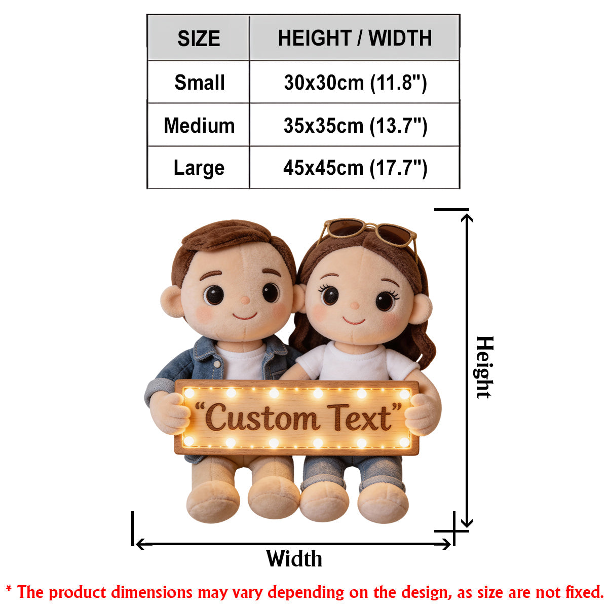 You & Me We Got This - Personalized Couple LED Light Acrylic Sign