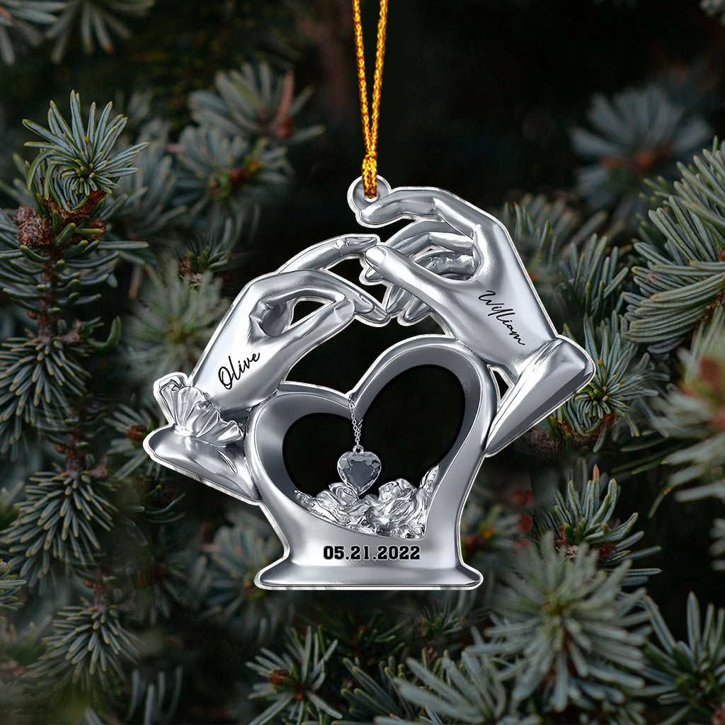 Anniversary Gifts For Couple - Personalized Couple Ornament