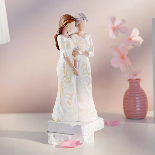 Mother Daughter Figurines Statue