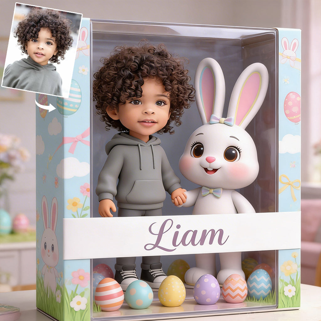 Custom Any Photo Easter Gift - Personalized Kid Custom Shaped Acrylic Plaque