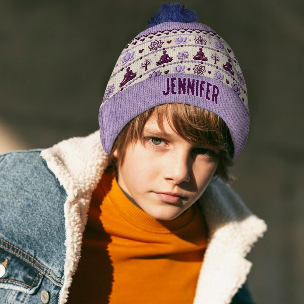 Namaste - Personalized Yoga Beanie Hat