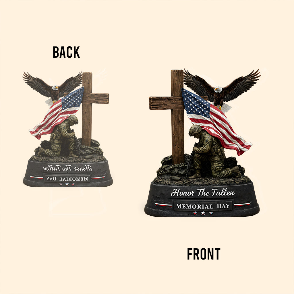 Honor The Fallen - Personalized Veteran Custom Shaped Acrylic Plaque