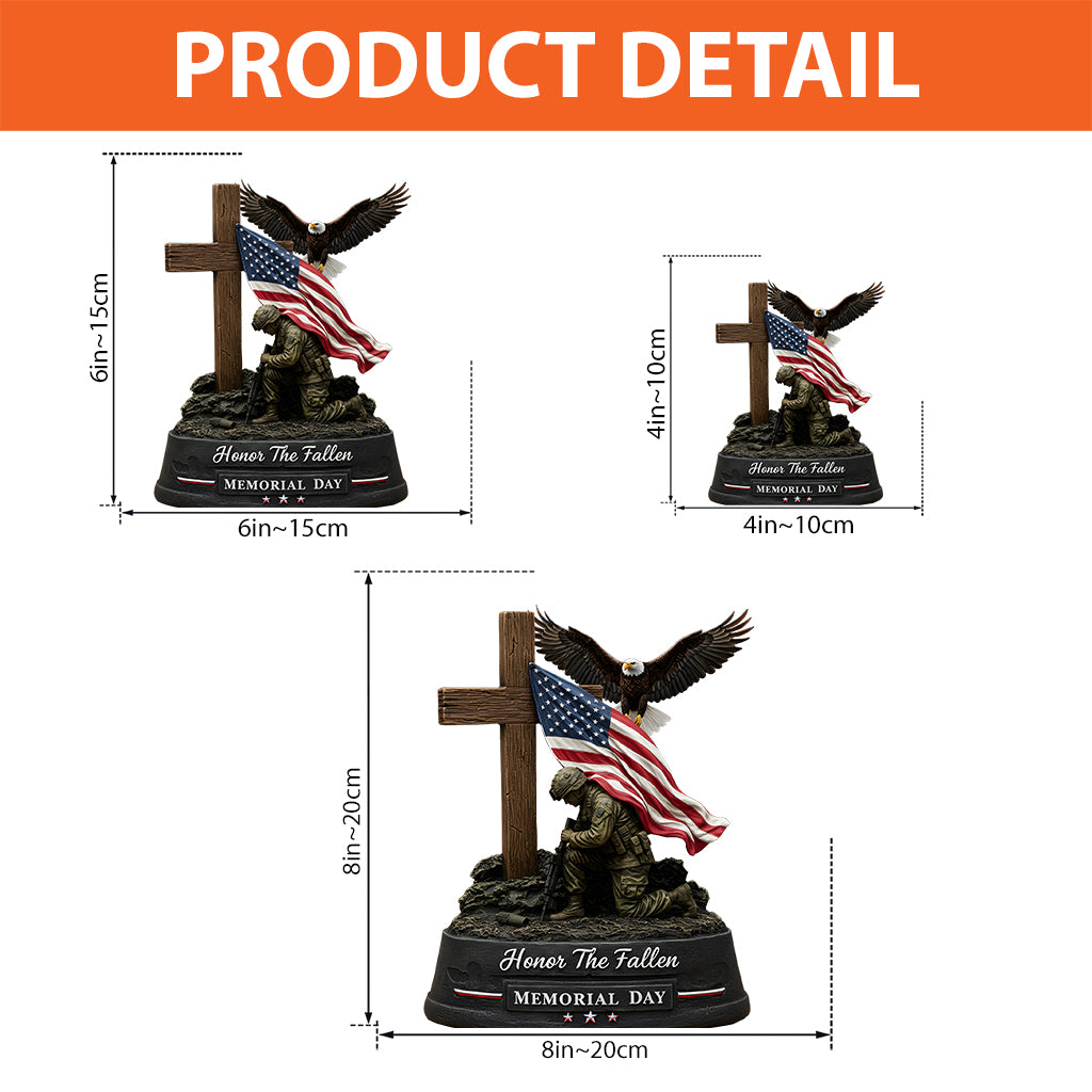 Honor The Fallen - Personalized Veteran Custom Shaped Acrylic Plaque