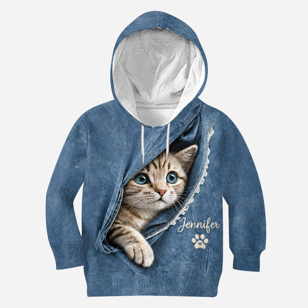 Jedes Haustierfoto - Personalisierte Katzen-T-Shirt