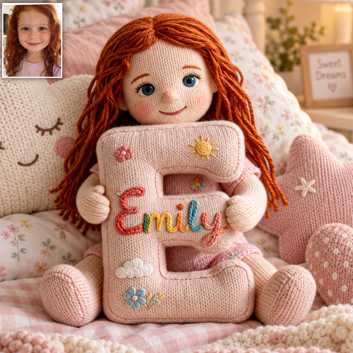Little Me, Big Hugs - Personalized Kid Premium Faux Fur Pillow