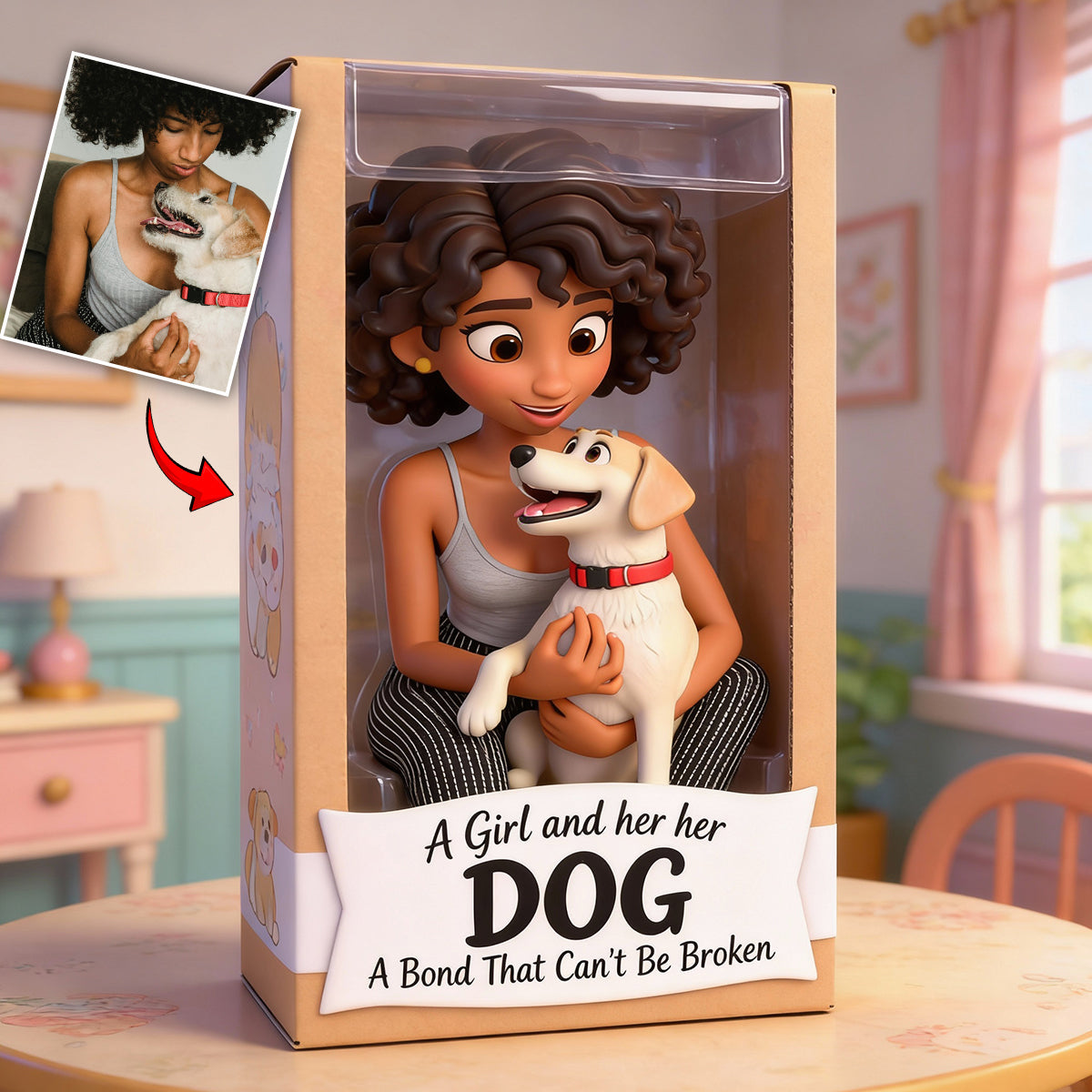 I Love Dogs - Personalized Dog Custom Shaped Acrylic Plaque