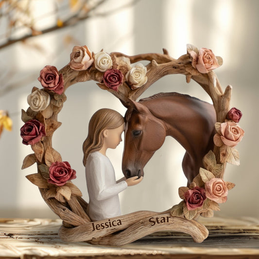 Horse Girl - Personalized Horse Custom Shaped Acrylic Plaque