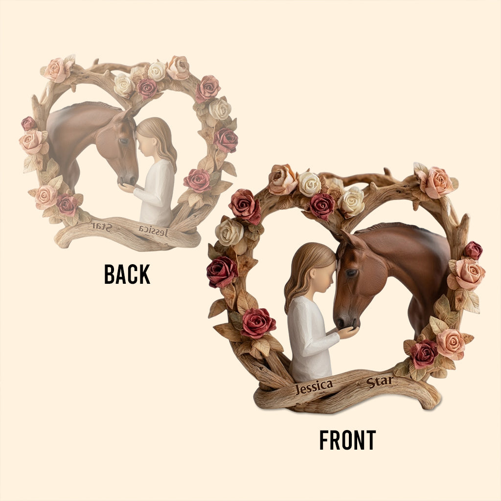 Horse Girl - Personalized Horse Custom Shaped Acrylic Plaque