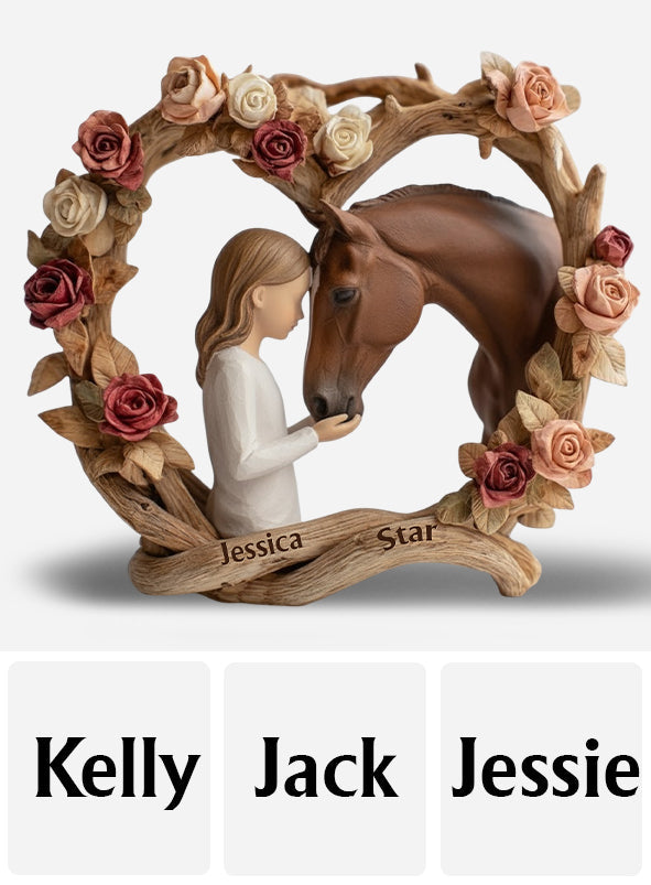 Horse Girl - Personalized Horse Custom Shaped Acrylic Plaque