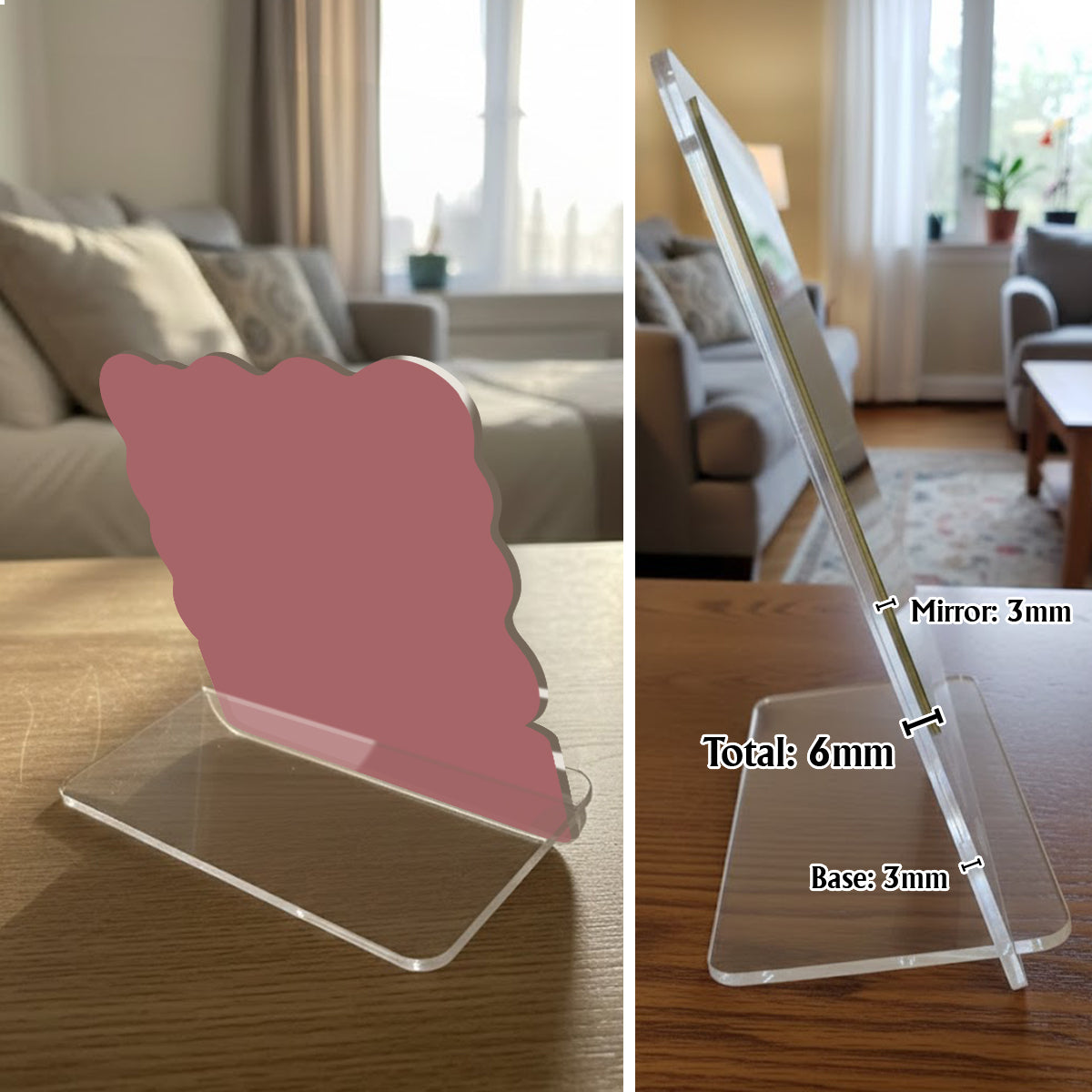 Visagistin – Personalisierter Schminktischspiegel