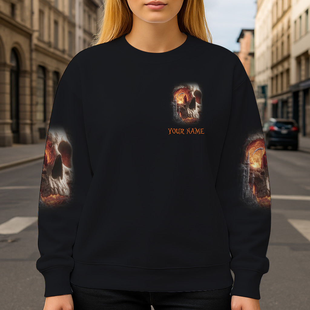 Skull Halloween - Personalized Skull All Over Shirt
