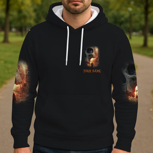 Skull Halloween - Personalized Skull All Over Shirt