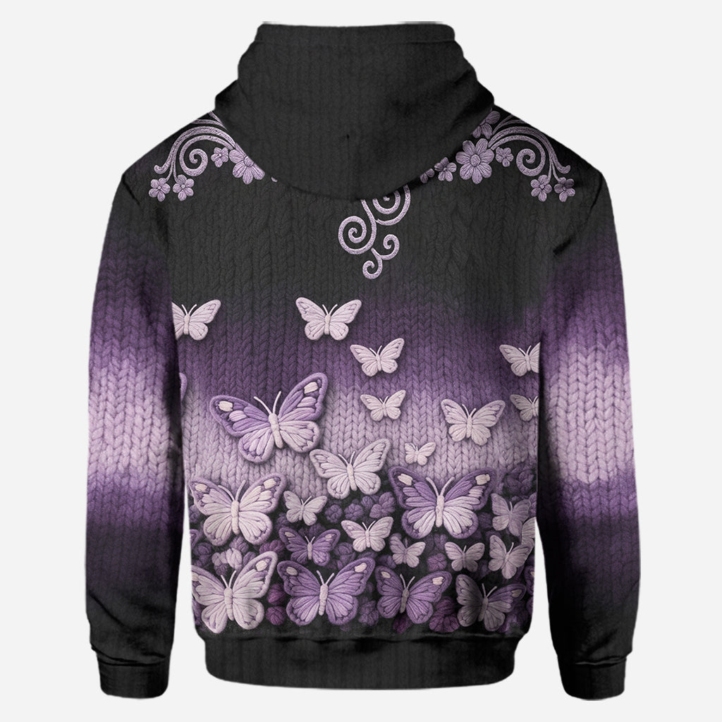 Beautiful Butterflies - Personalized Butterfly Hoodie and Leggings