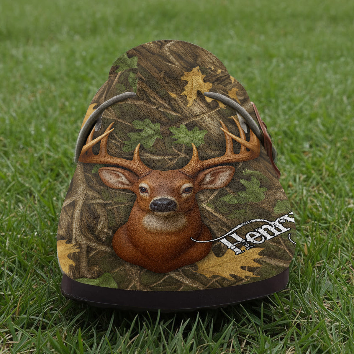 Sabots de chasse personnalisés avec soutien de la voûte plantaire, motif camouflage arboricole, cadeaux pour chasseurs