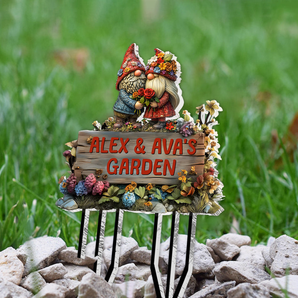 Our Beautiful Garden - Personalized Gardening Acrylic Plaque Stake