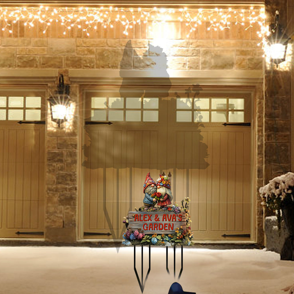 Our Beautiful Garden - Personalized Gardening Acrylic Plaque Stake