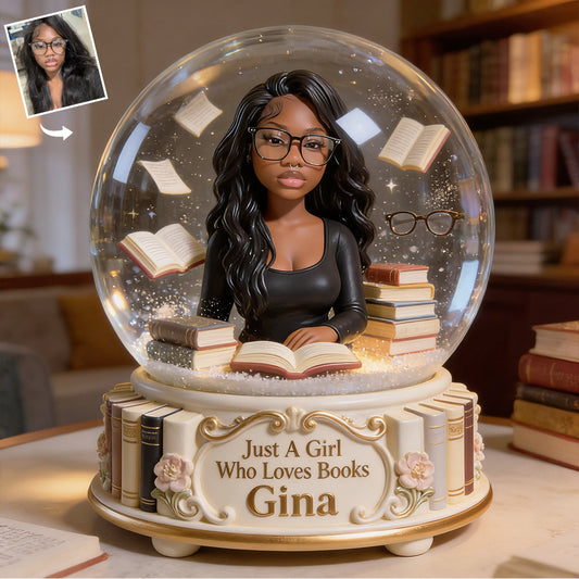 Erinnerungsstück für Bücherliebhaber – personalisierte Acrylplakette in Buchform