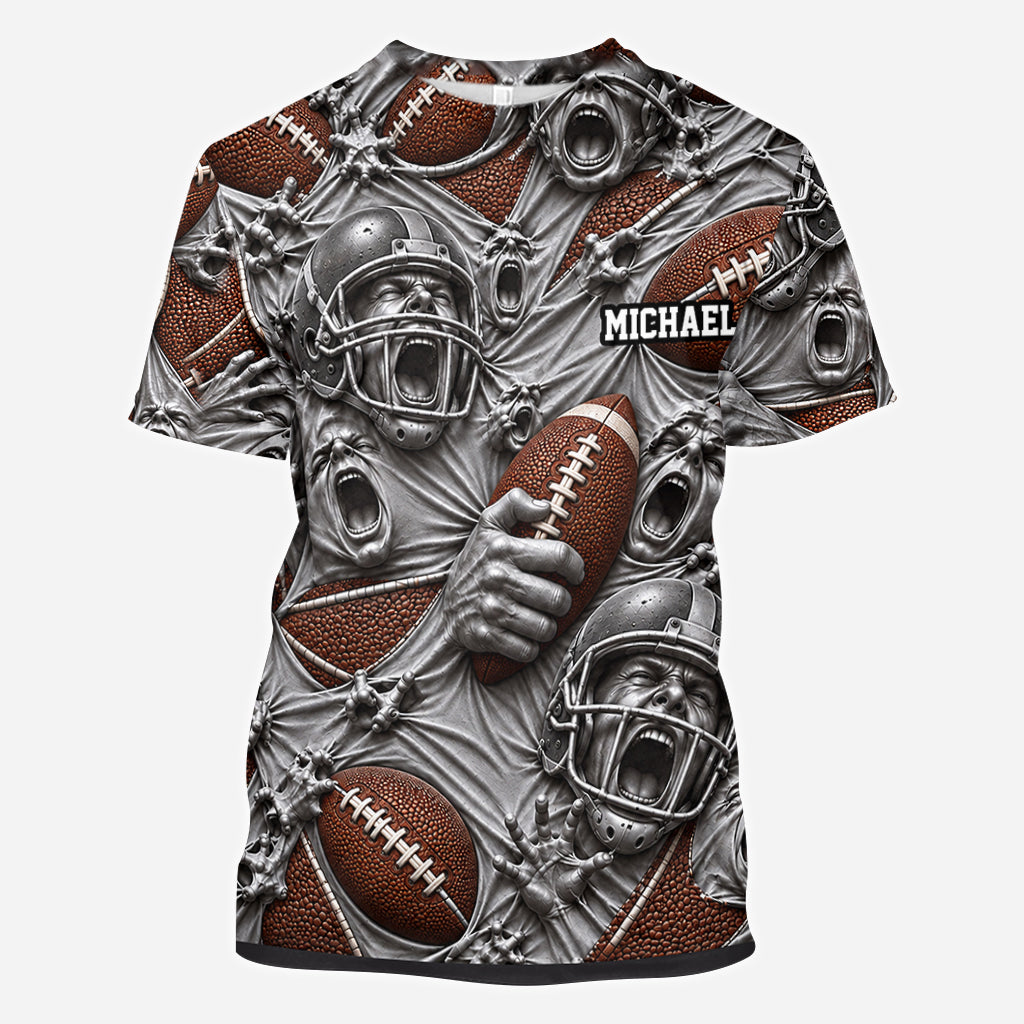 Game On - Personalized Football All Over Shirt