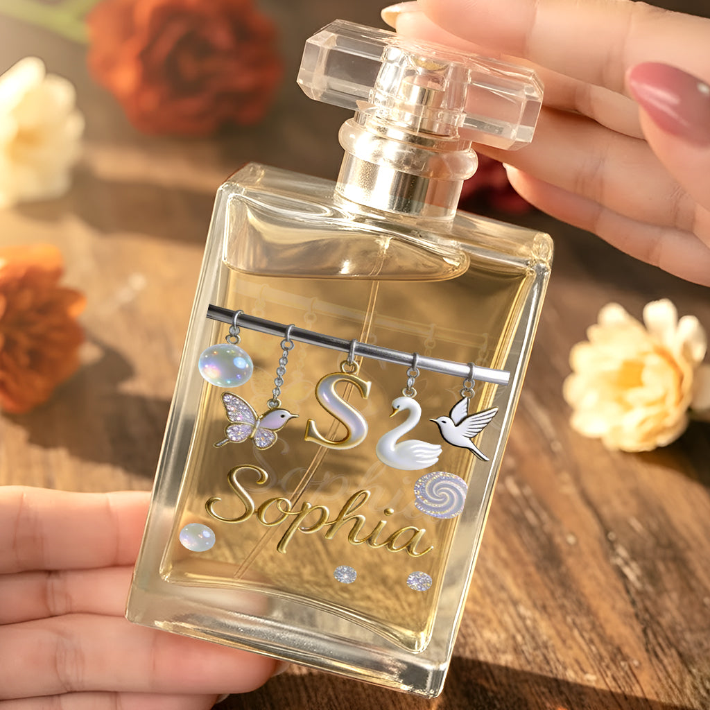 Enchantic Initial Letter Gift - Personalized Self Love Refillable Perfume Bottle