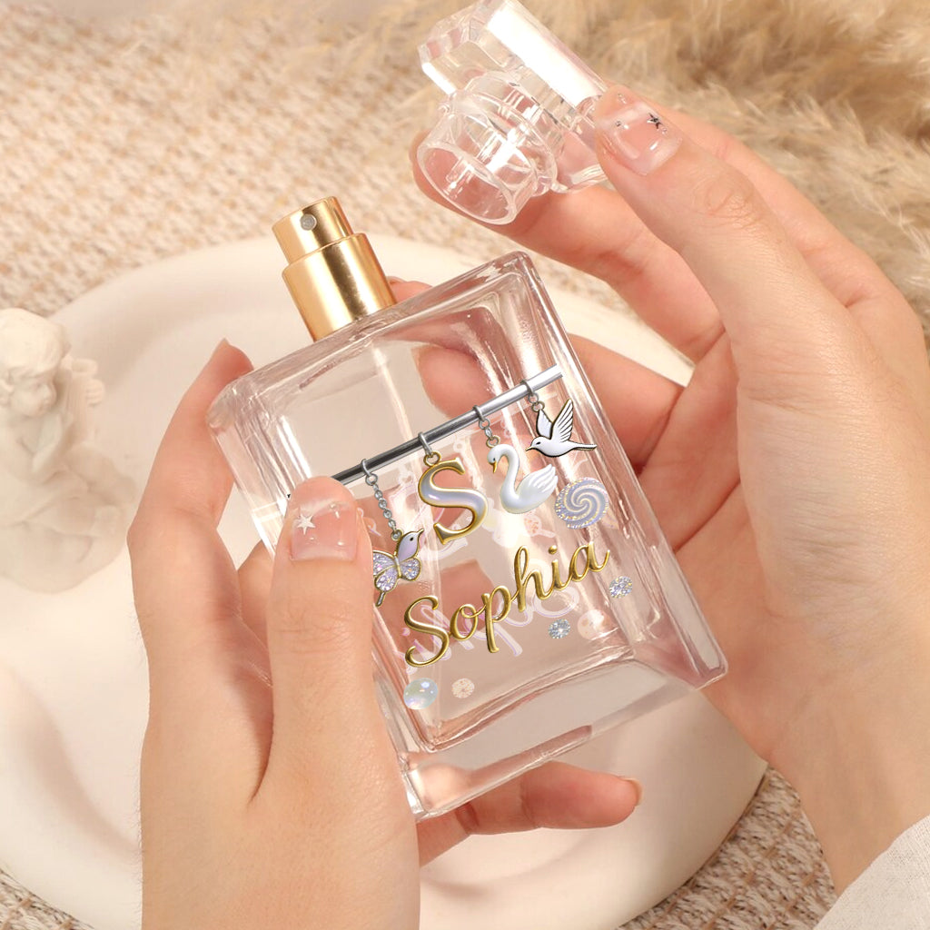 Enchantic Initial Letter Gift - Personalized Self Love Refillable Perfume Bottle