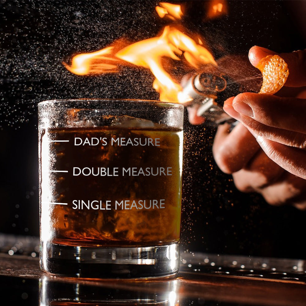 La mesure de papa - Verre à whisky personnalisé