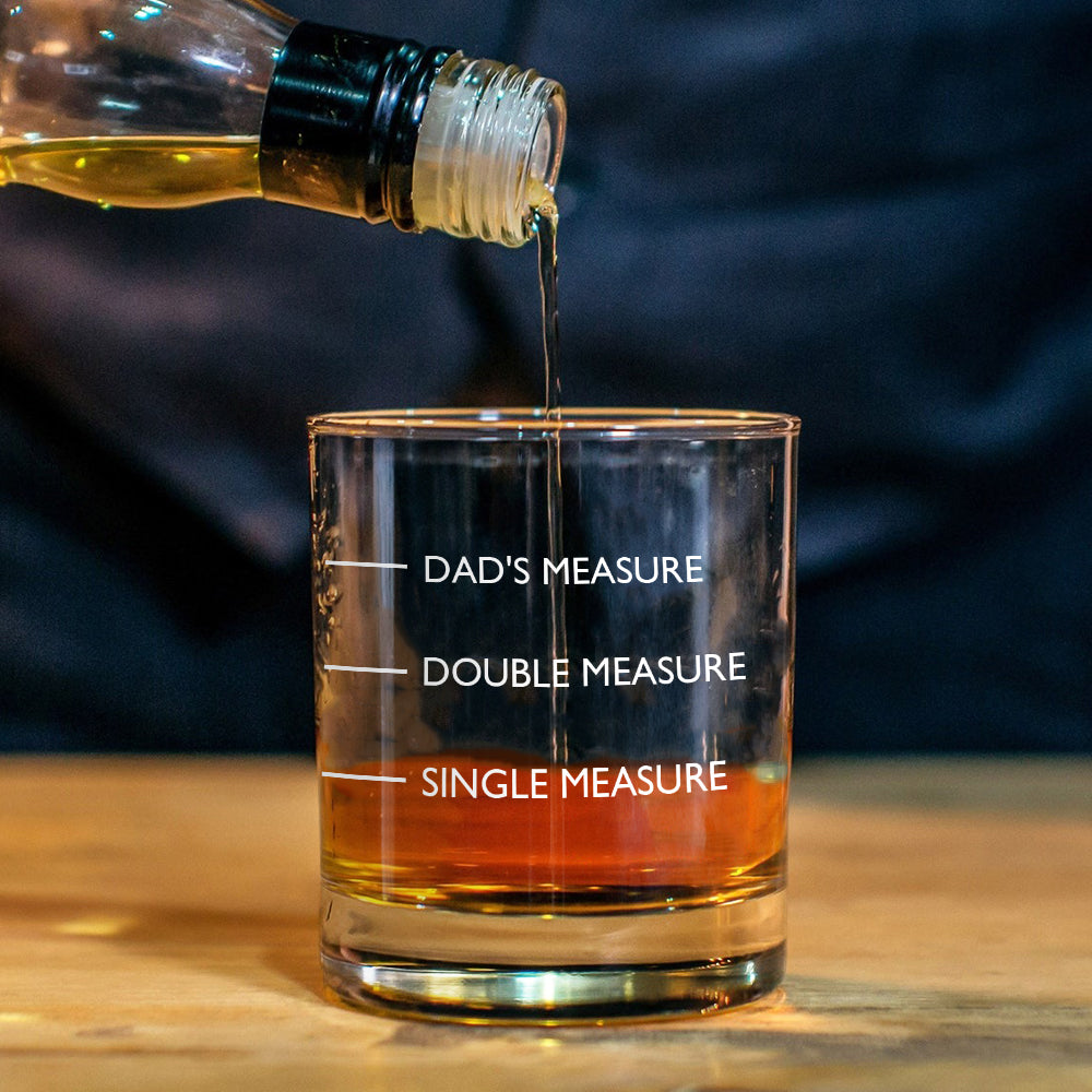 La mesure de papa - Verre à whisky personnalisé