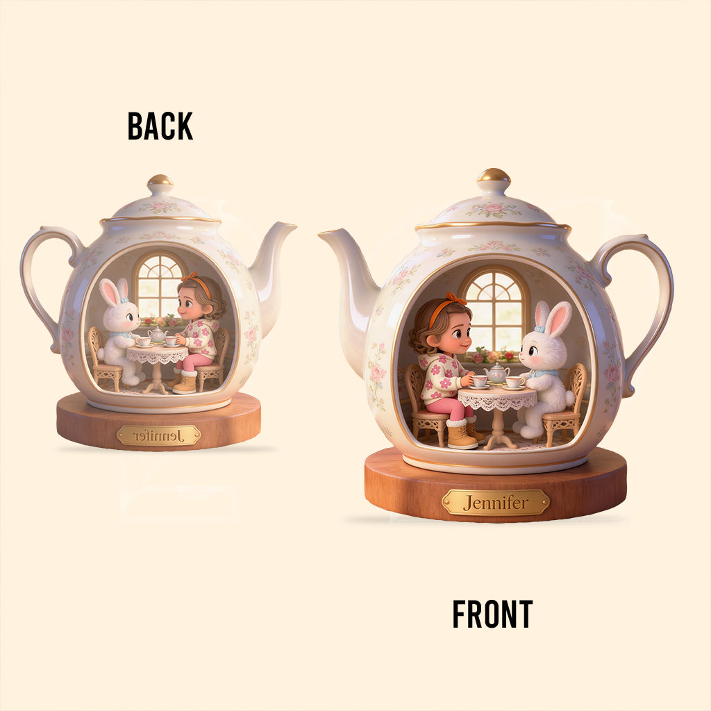 Custom Any Photo Best Easter Gift - Personalized Kid Custom Shaped Acrylic Plaque