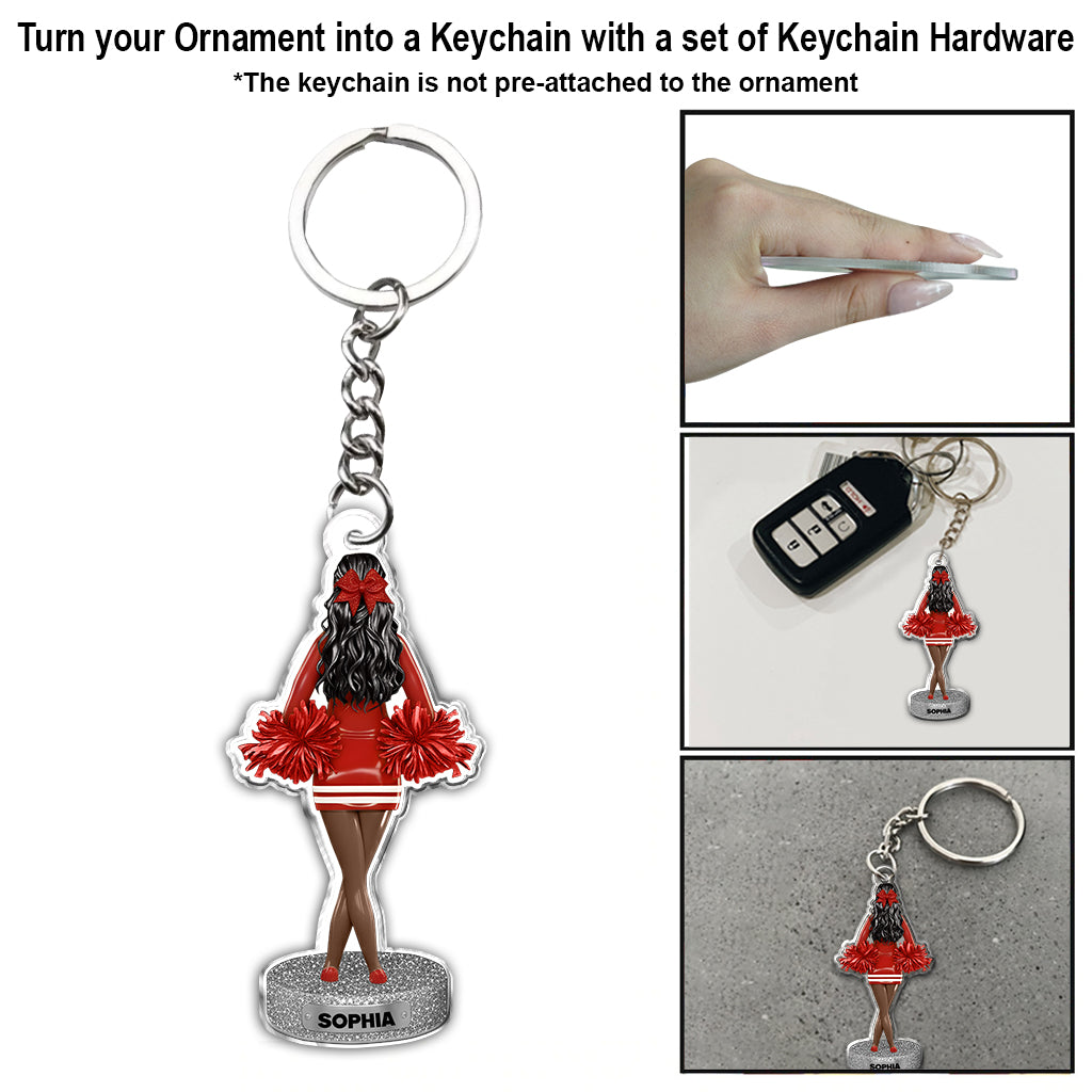 Meilleure pom-pom girl de l'année - Ornement de pom-pom girl personnalisé