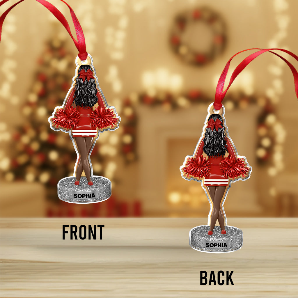 Meilleure pom-pom girl de l'année - Ornement de pom-pom girl personnalisé