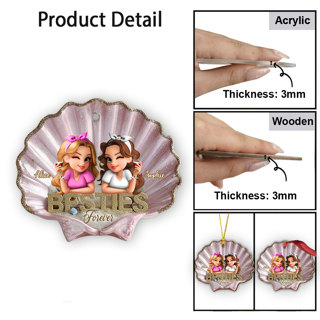 Besties Forever - Personalized Bestie Ornament