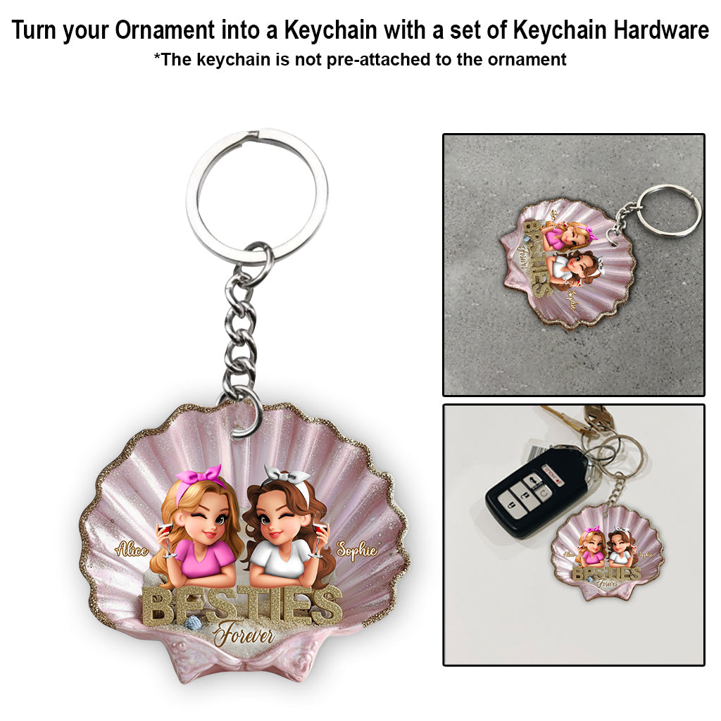 Besties Forever - Personalized Bestie Ornament