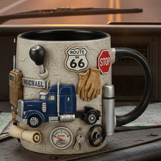 Best Truck Driver - Personalized Trucker Accent Mug