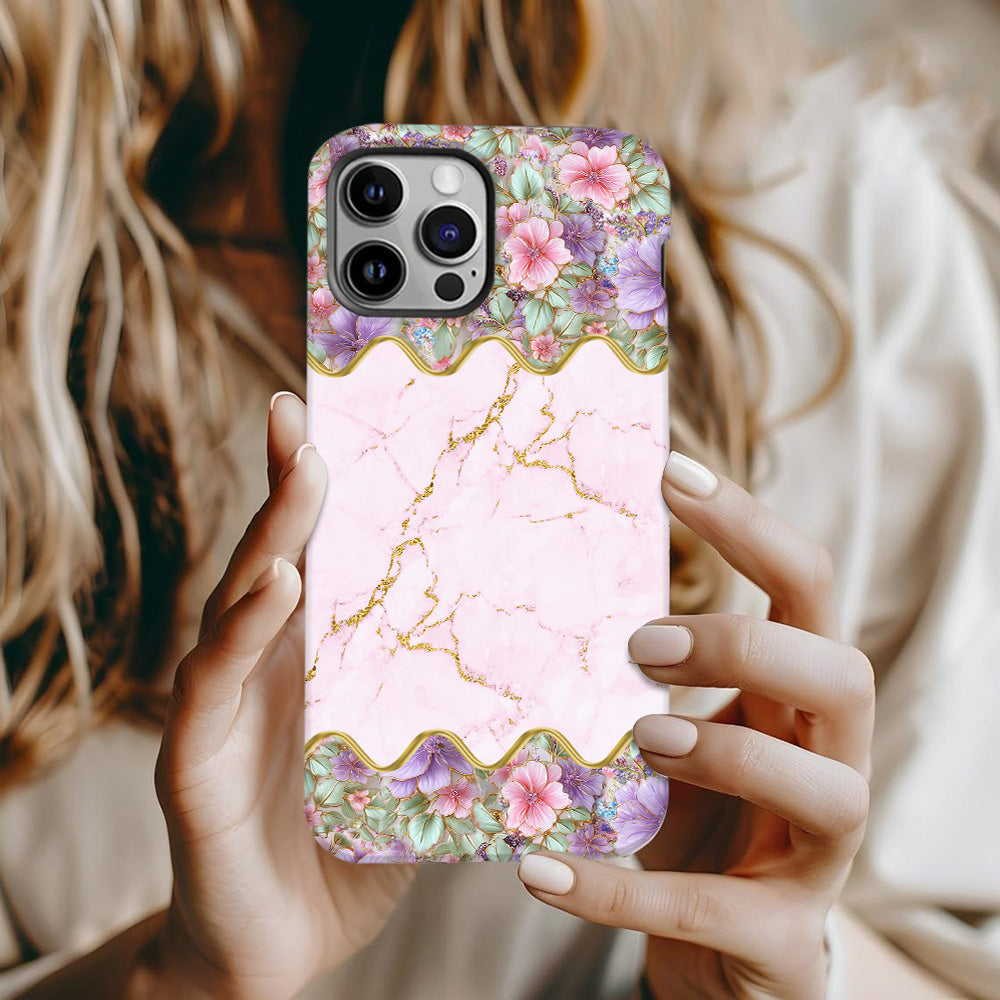 Love Butterfly - Personalized Butterfly Full Print Phone Case & Phone Grip