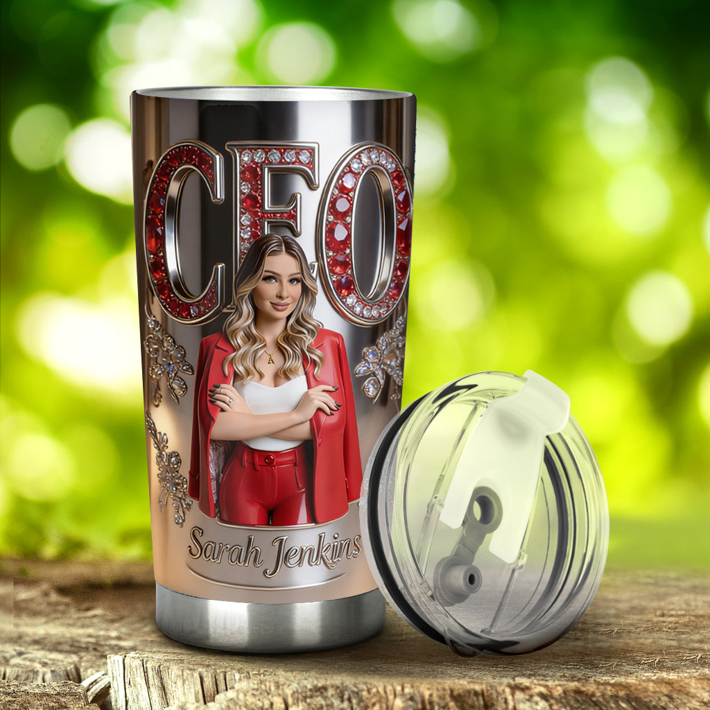 Office Decoration Custom Any Photo - Personalized Colleague Tumbler