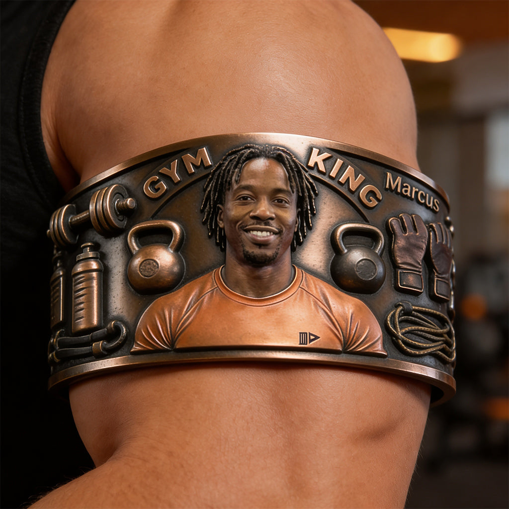 Gym King - Personalisierbares Fitness Armband