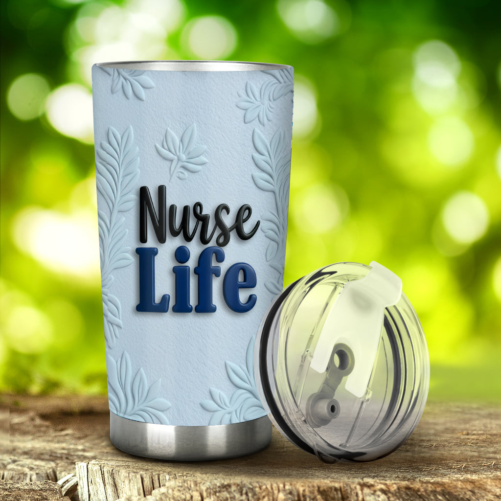Nurse Life – Personalisierter Krankenschwester-Trinkbecher