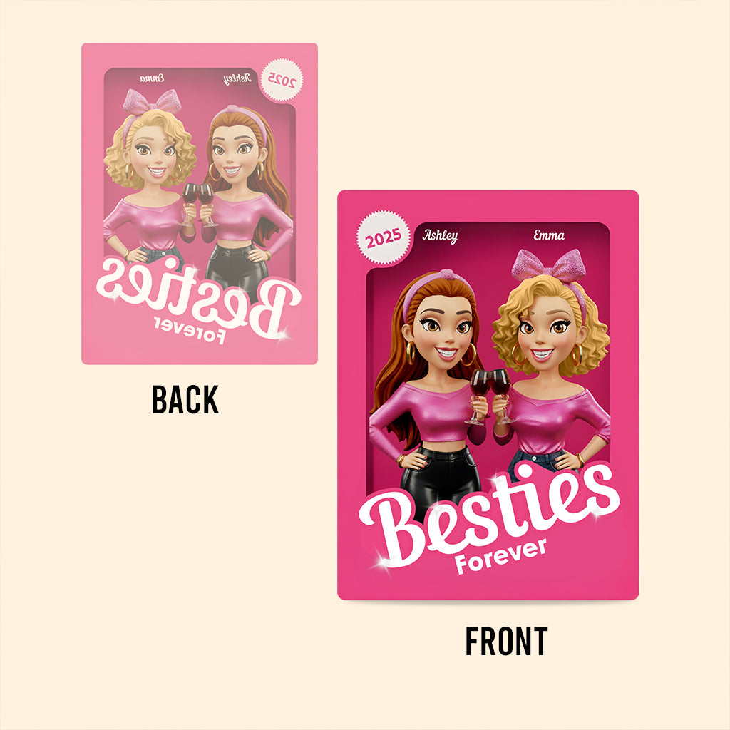 Partners In Crime - Personalized Bestie Custom Shaped Acrylic Plaque