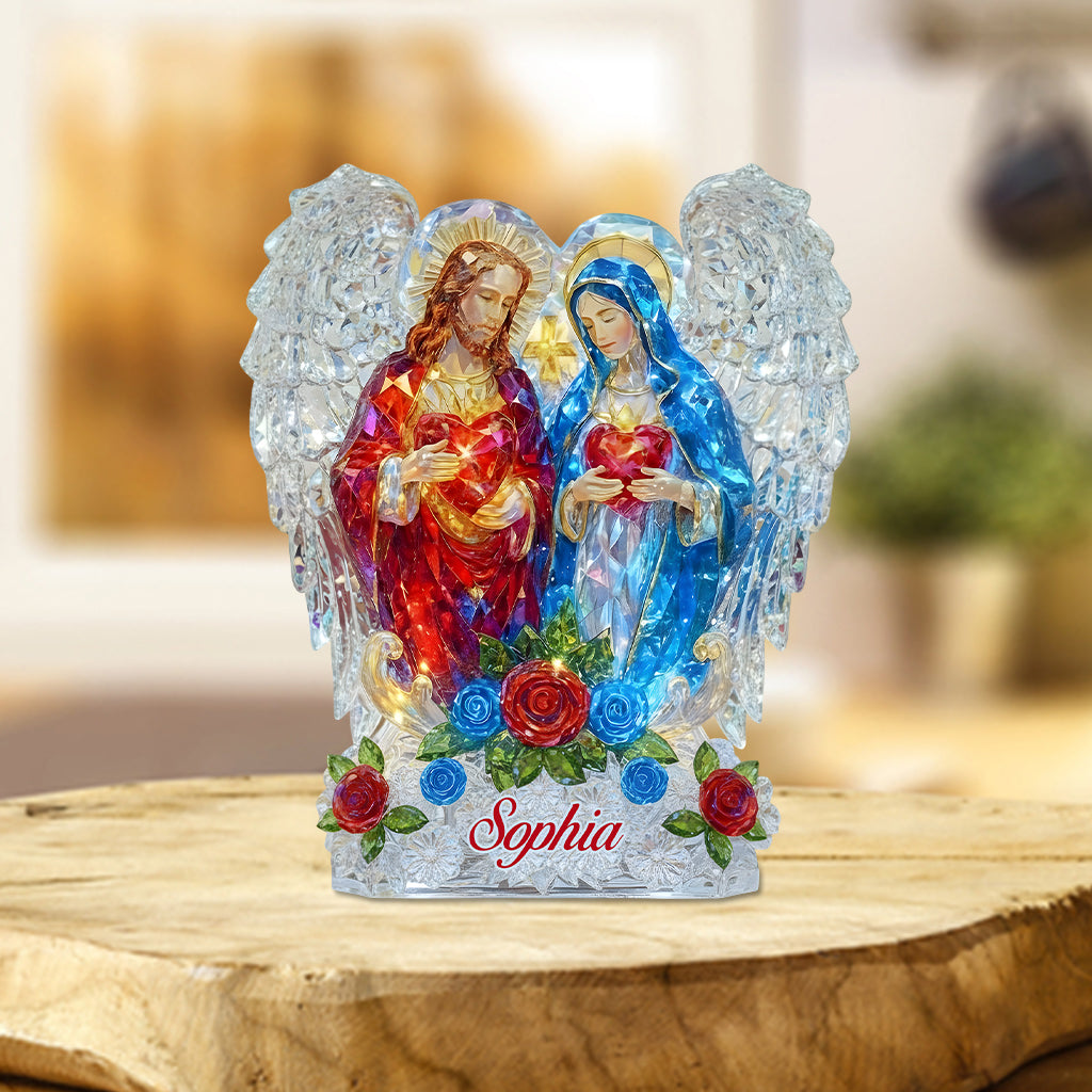 The Roots Of The Family Joseph & Mary - Personalized Christian Custom Shaped Acrylic Plaque