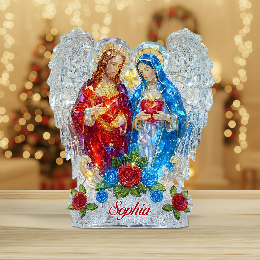 The Roots Of The Family Joseph & Mary - Personalized Christian Custom Shaped Acrylic Plaque