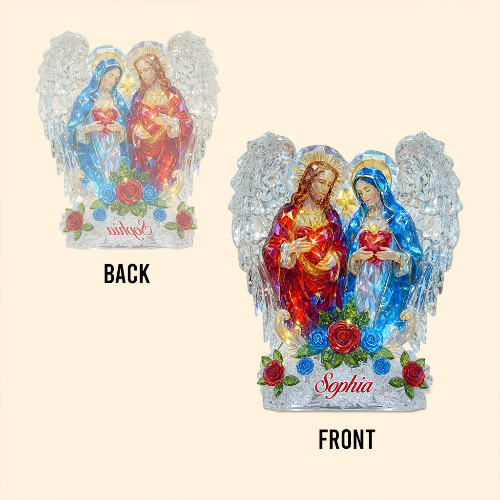 The Roots Of The Family Joseph & Mary - Personalized Christian Custom Shaped Acrylic Plaque