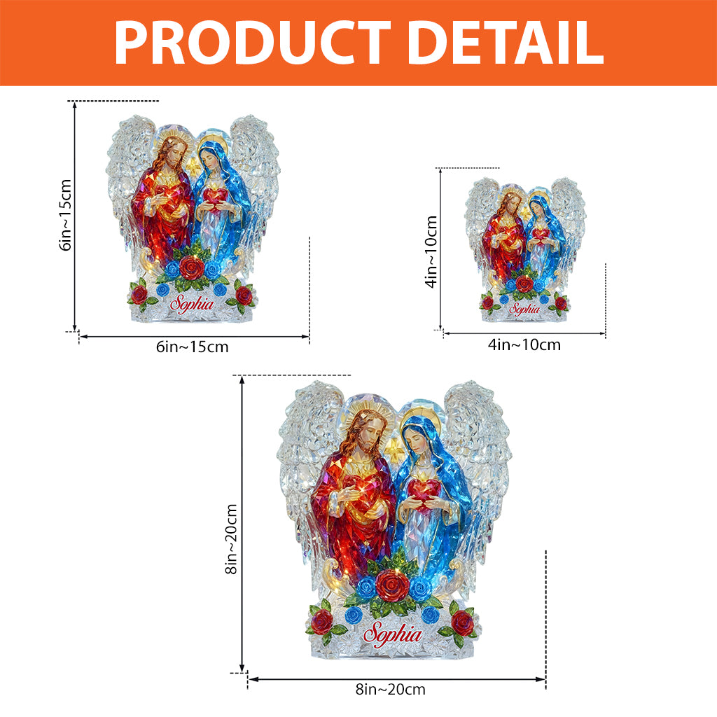 The Roots Of The Family Joseph & Mary - Personalized Christian Custom Shaped Acrylic Plaque