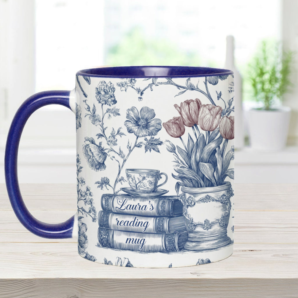 Reading Mug - Personalized Book Accent Mug