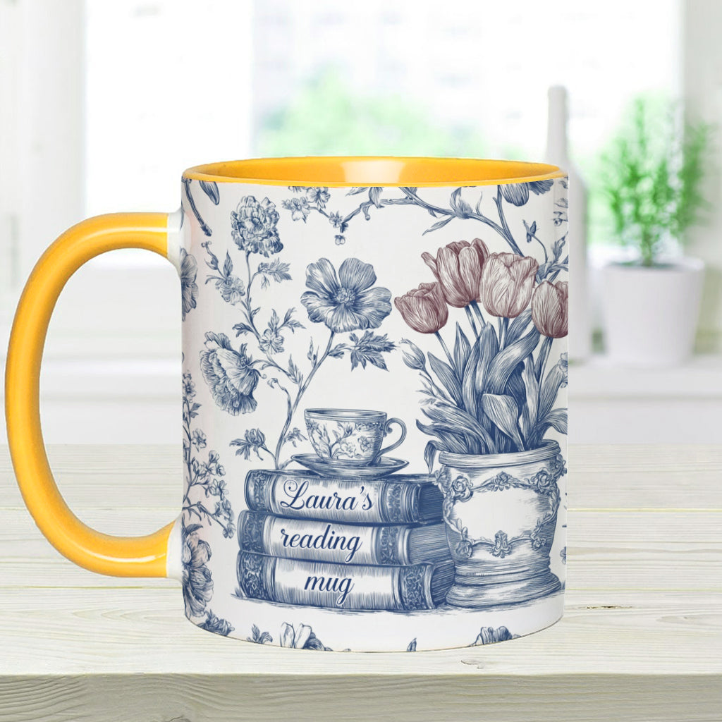 Reading Mug - Personalized Book Accent Mug