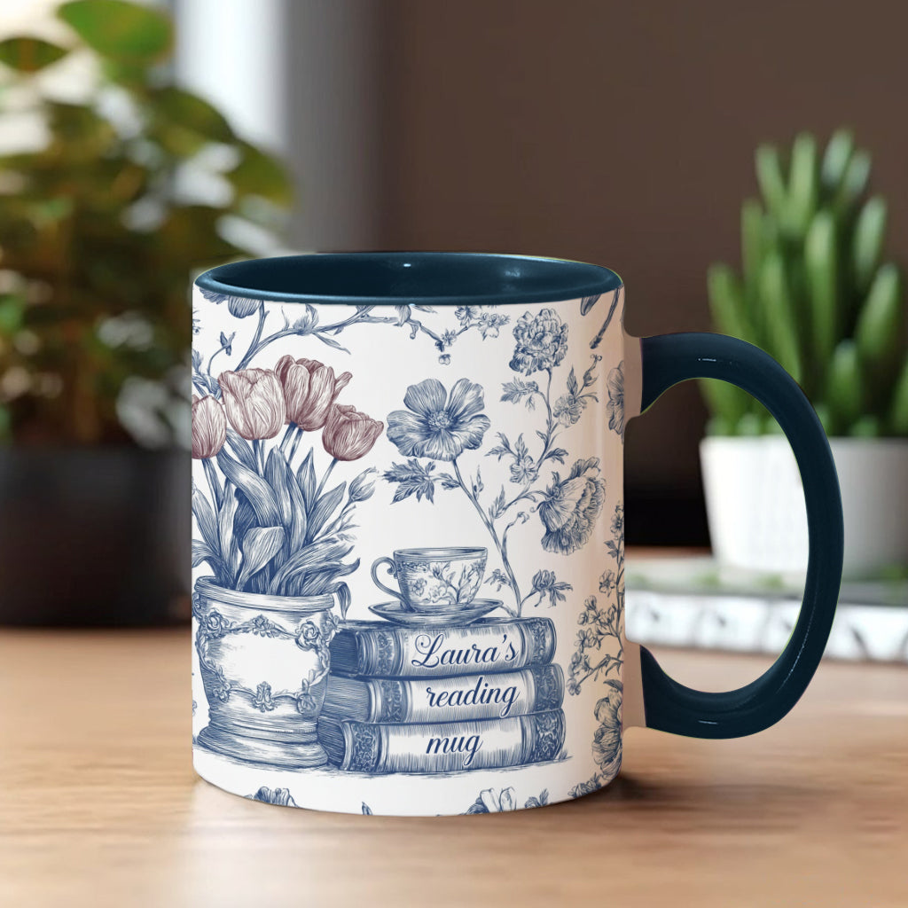 Reading Mug - Personalized Book Accent Mug
