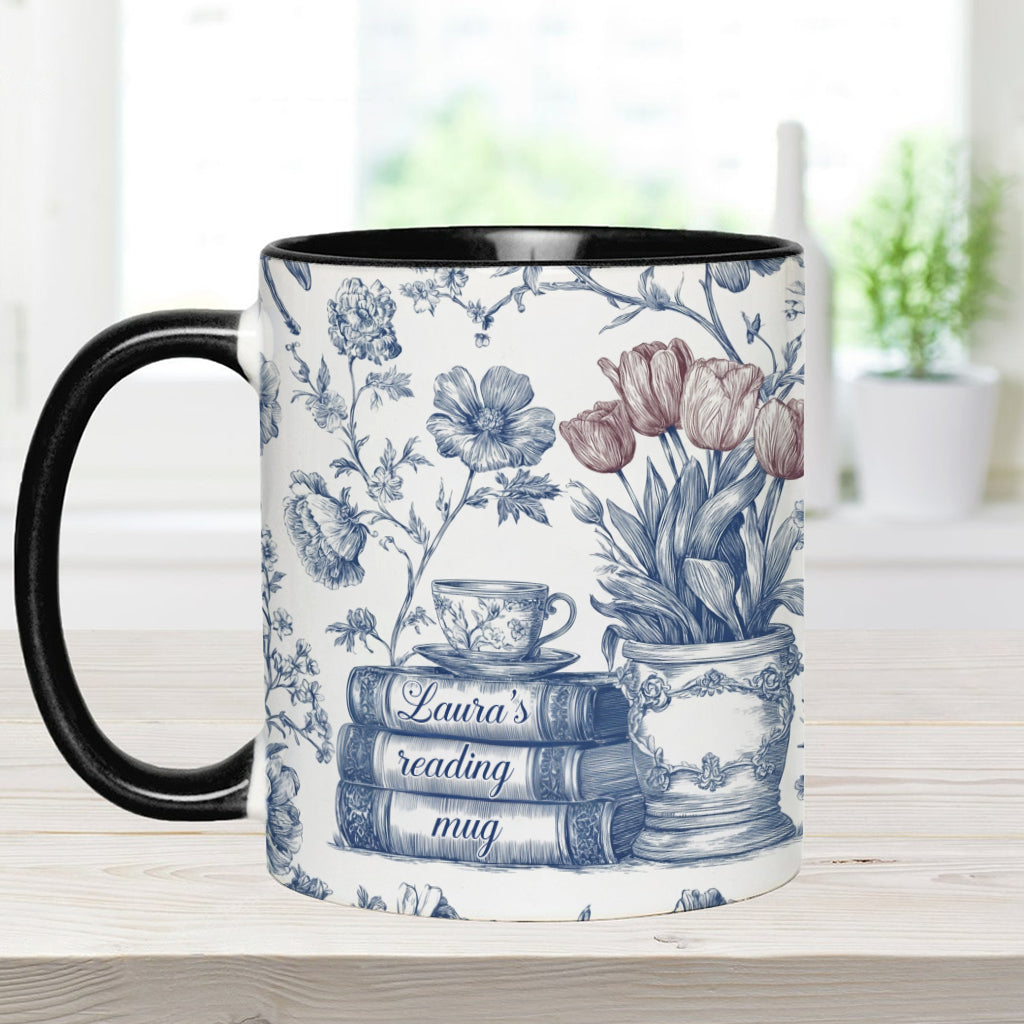 Reading Mug - Personalized Book Accent Mug