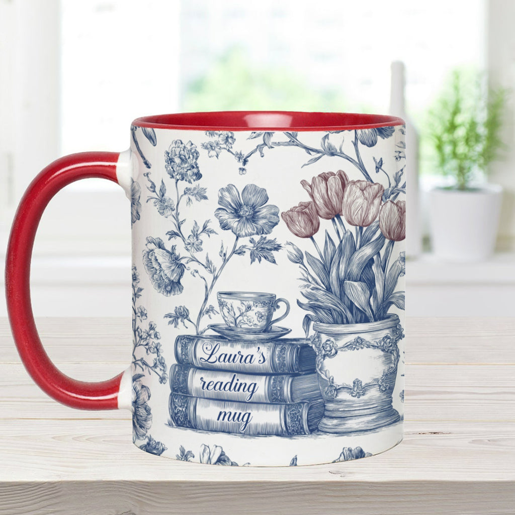 Reading Mug - Personalized Book Accent Mug