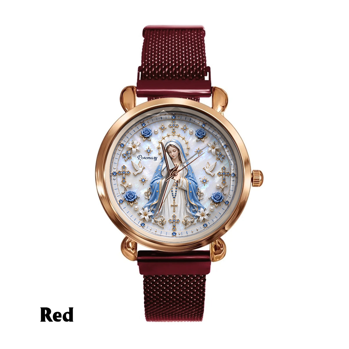 Gläubige - Personalisierte Christliche Damenarmbanduhr