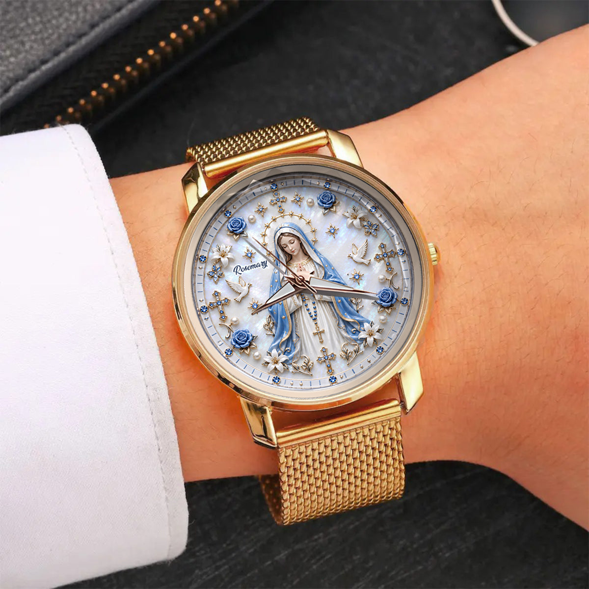 Gläubige - Personalisierte Christliche Damenarmbanduhr