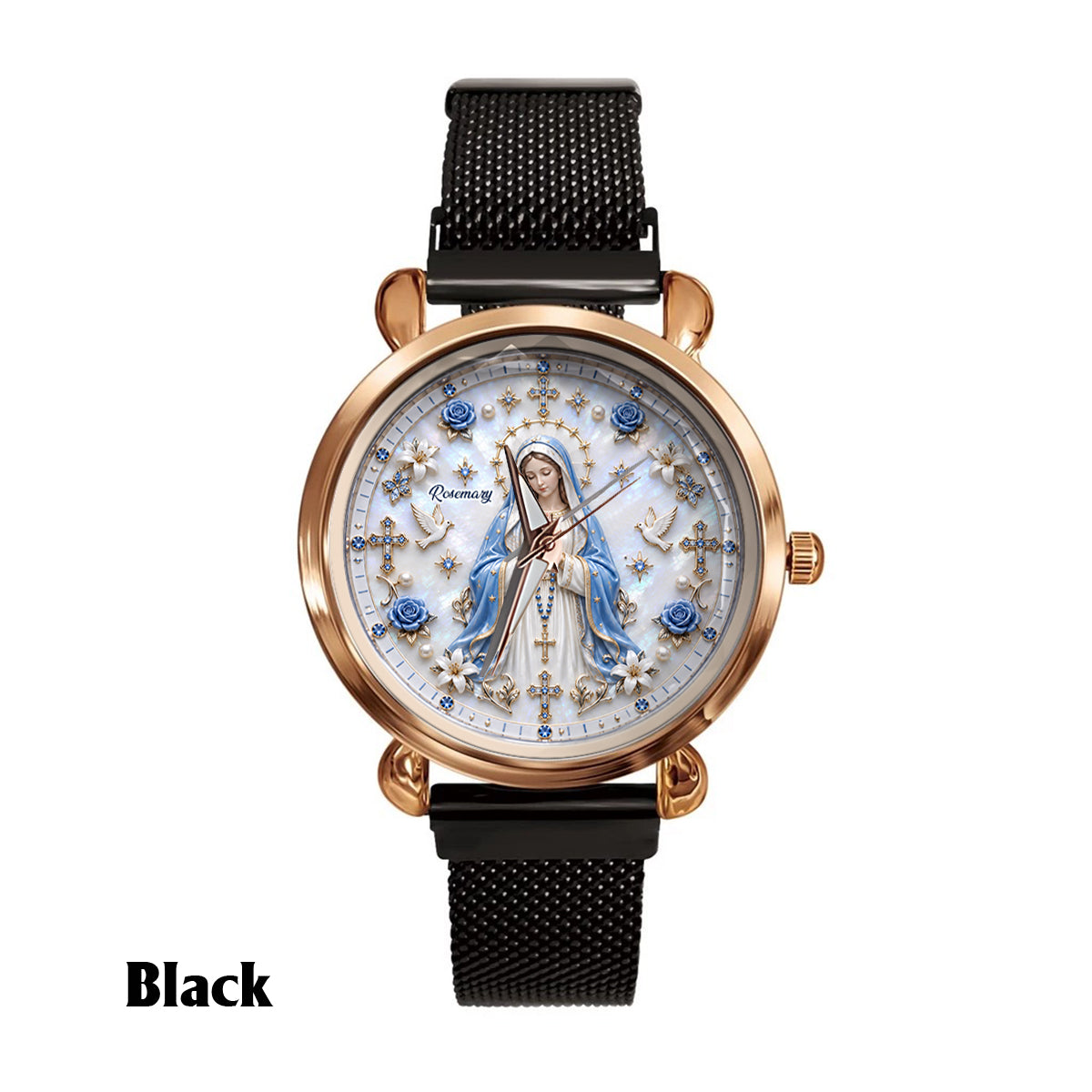 Gläubige - Personalisierte Christliche Damenarmbanduhr
